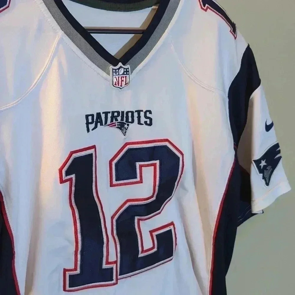 NFL White and Blue Men's Jersey - Picture 4 of 6